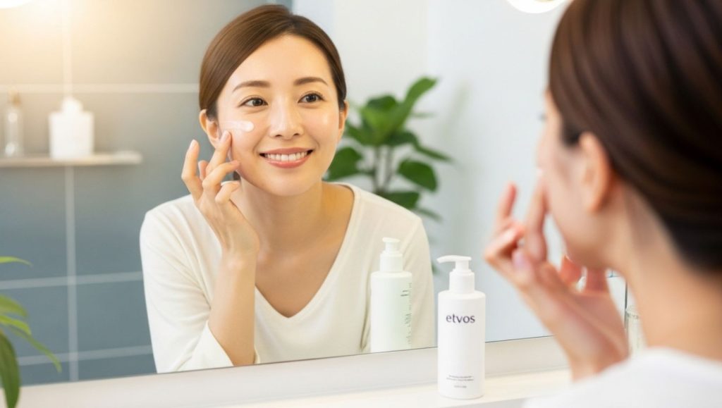 エトヴォス化粧水でシミは薄くなる？体験談の特徴と効果！の見出しｈ２タグ下への挿入画像