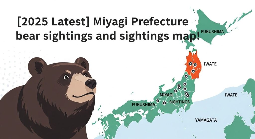 [2025 Latest] Miyagi Prefecture bear sightings andsightings map!.