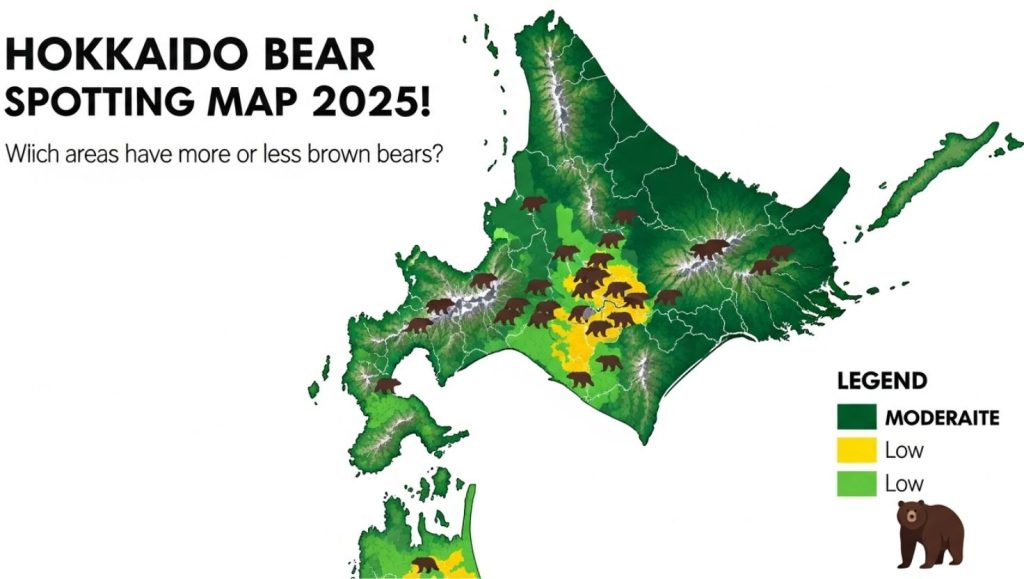 タイトル「北海道・熊出没マップ2025！ヒグマが多い・出ない地域は？！」のアイキャッチ画像記事