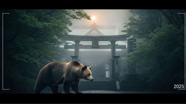 先頭「【2025年版】熊出没マップ九州の必要性は？九州の熊の証言状況」の下に挿入する画像