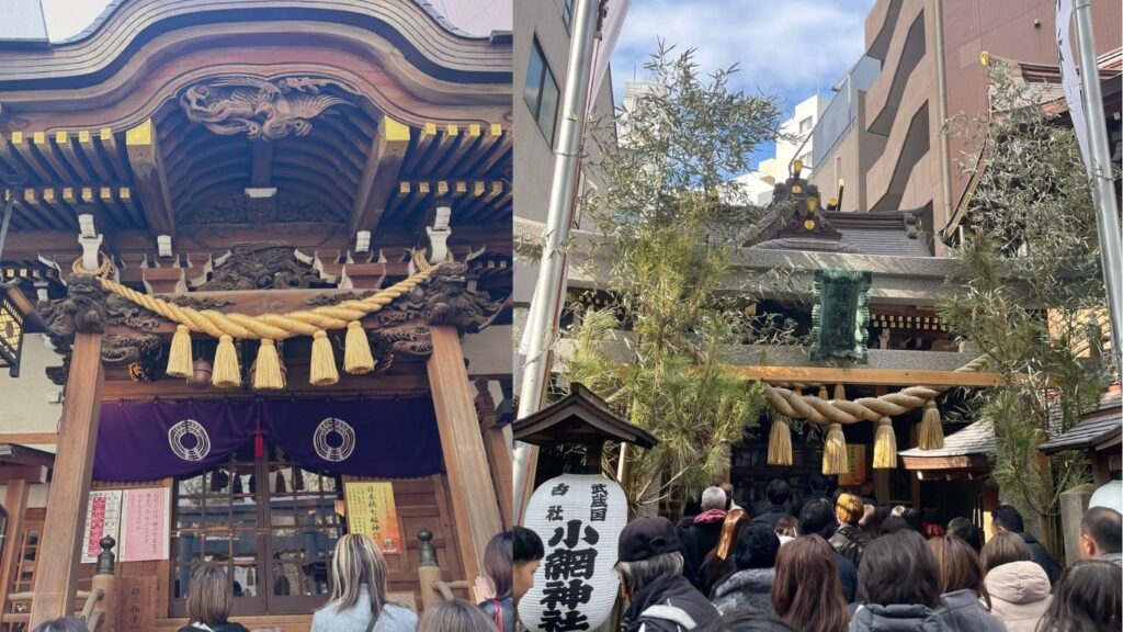 先「1位：小網神社（東京都）【強運・厄除け】」の参拝風景の画像